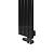 Arbiola Liner V 500-36-40 секции черный вертикальный радиатор c нижним подключением