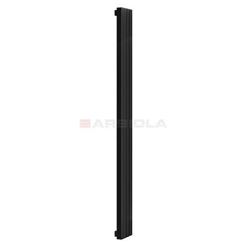 Arbiola Mono H 2000-60-16 секции черный вертикальный радиатор c боковым подключением