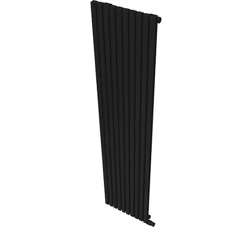 КЗТО QUADRUM 30 V 1- 1750-4 R RAL1T103S9005 Радиатор (черный матовый муар) с нижним подключением