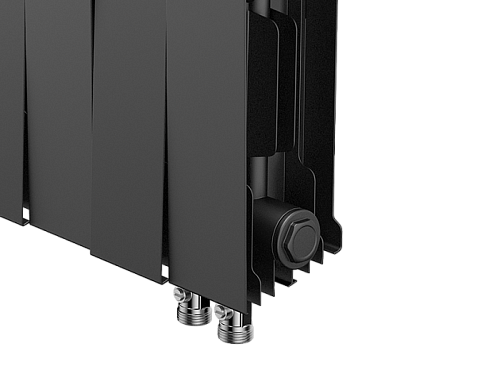 Royal Thermo  Piano Forte Noir Sable VDR 200/16 секции БиМеталлический радиатор