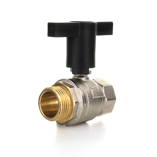 Elsen Кран шаровой НВ 3/4", высокая ручка из пластмассы