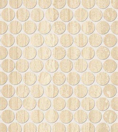 Fap Ceramiche Roma Round Travertino Mosaico 29.5x32.5 см