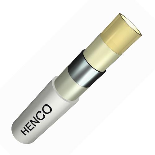 Henco Standard PEXc-AL-PEXc 20х2 мм (1 м) в синей гофре труба металлопластиковая
