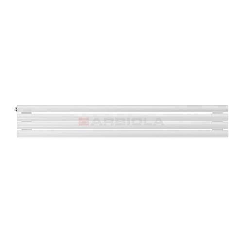 Arbiola Gorizont Iris H 1250-42-04 секции белый горизонтальный радиатор c боковым подключением