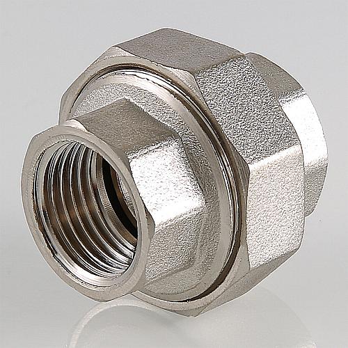 Valtec 1/2" Муфта разъемная латунная никелированная