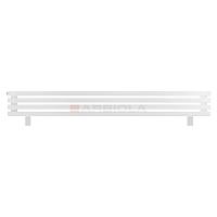 Arbiola Gorizont Ritmo HZ 1500-40-04 секции белый горизонтальный  радиатор c боковым подключением (на ножках)