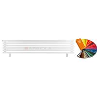 Arbiola Gorizont Ritmo HZ 1500-40-06 секций цветной горизонтальный  радиатор c боковым подключением (на ножках)