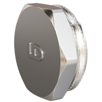 LD Pride Пробка DN15 (1/2") НР латунь никель