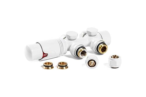 Arbiola SMART DUO 1/2 M30x1,5 (Белый)  Узел нижнего подключения универсальный с термоголовкой
