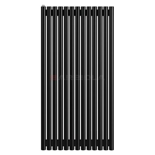 Arbiola Iris 42 H 1000-42-13 секции черный вертикальный радиатор c боковым подключением