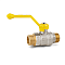 LD Pride 47.20.Н-Н.Р GAS 3/4" НР-НР Кран шаровой латунный для газа