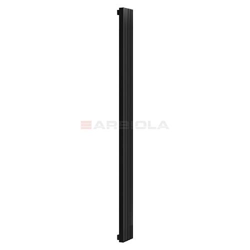 Arbiola Mono H 2500-60-15 секции черный вертикальный радиатор c боковым подключением