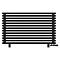 Arbiola Gorizont Ritmo VZ 1200-40-13 секций чёрный горизонтальный  радиатор c нижним подключением (на ножках)