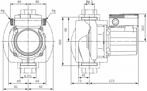 Wilo TOP-S 25/10 EM PN6/10 Циркуляционный насос