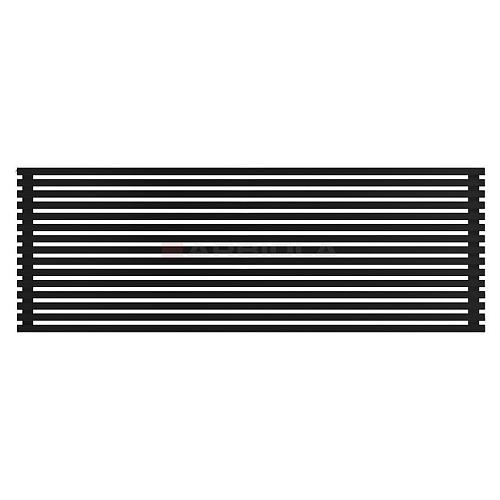 Arbiola Gorizont Ritmo H 2500-40-15 секций чёрный горизонтальный  радиатор c боковым подключением