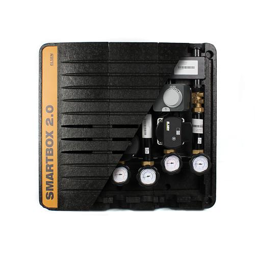 Elsen Комбинированная гребенка DN 20, с гидрострелкой, 4 контура, с крепежом и теплоизоляцией, Q=2 м³/ч