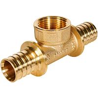 ROMMER Тройник-переходник с внутренней резьбой 32xG1 для трубы из сшитого полиэтилена осевой