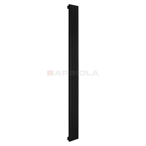  Arbiola Ritmo H 1500-40-12 секции черный вертикальный радиатор c боковым подключением