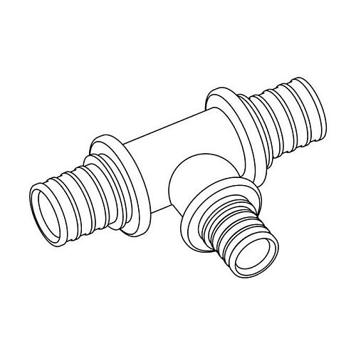 Тройник Rehau Rautherm S равнопроходный 25-25-25