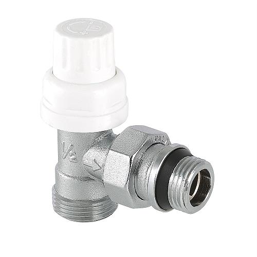 Valtec 1/2 x 3/4" (евроконус) Клапан радиаторный угловой с дополнительным уплотнением