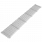 Решетка продольная алюминиевая Techno Vita 135-2400 белая