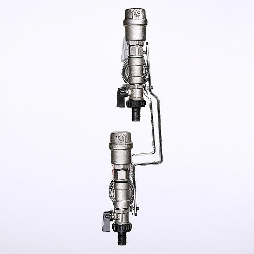 Valtec 1", 3 x 3/4", евроконус Коллекторный блок с регулировочными клапанами и расходомерами