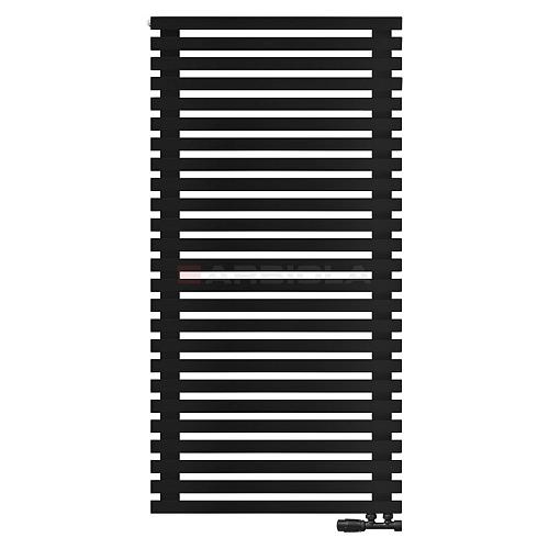 Arbiola Ritmo Gorizont V 750-40-25 секций чёрный горизонтальный радиатор c нижним подключением
