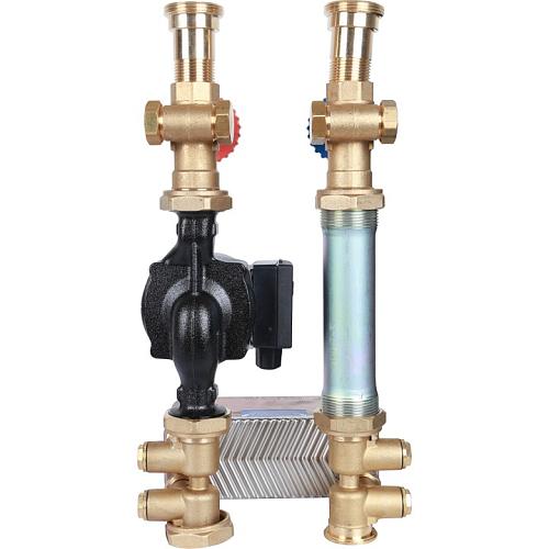 Stout Насосная группа с теплообменником 34 пластин,с насосом Grundfos UPSO 25-65 в теплоизоляции